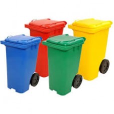 Carrinho Container de Lixo 240Lt´s - Conjunto Coleta Seletiva